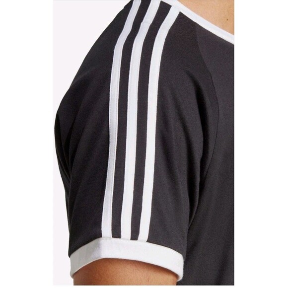 NWT ADIDAS Original 3-STRIPES TEE T-SHIRT Men SIZE 2XL Navy Embroidered Logo - Picture 3 of 12
